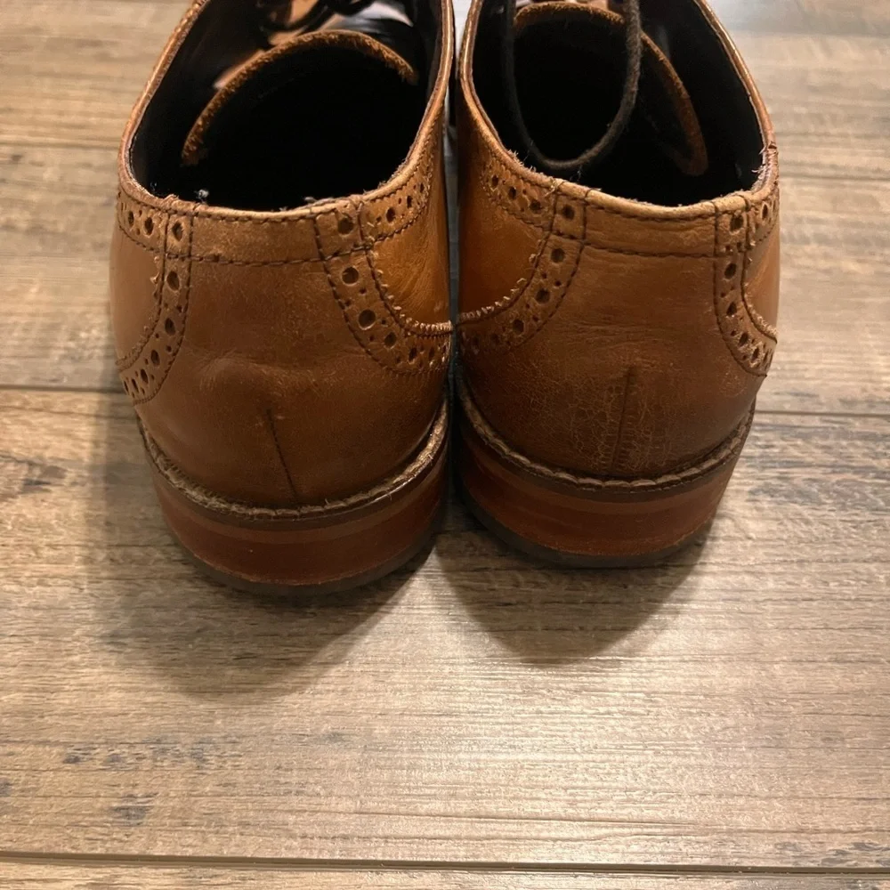 Florsheim Tan Leather Oxford Shoes